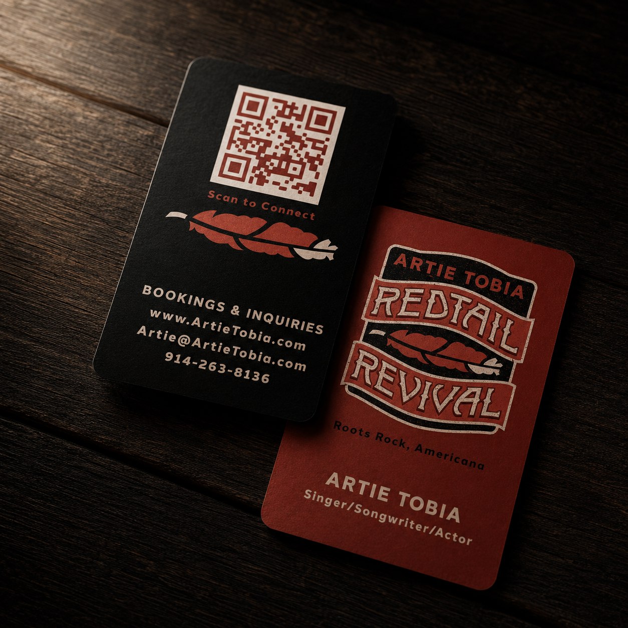 Redtail Revival business cards
