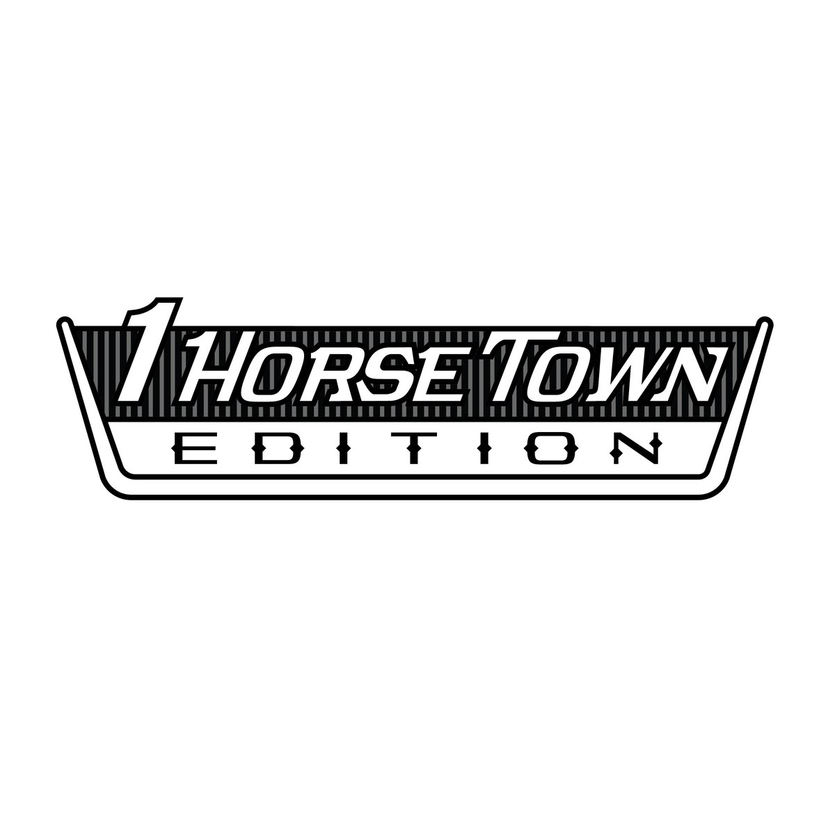 1 Horse Town — logo black