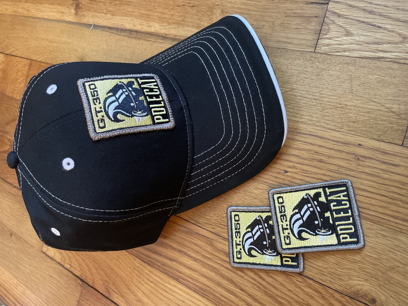 Polecat hat and patches