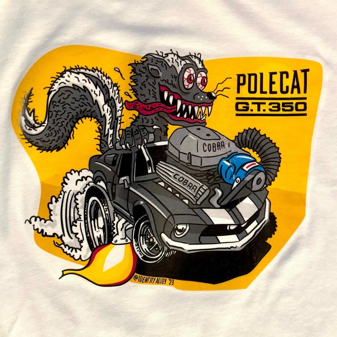 Whipper's Monster shirt — final art