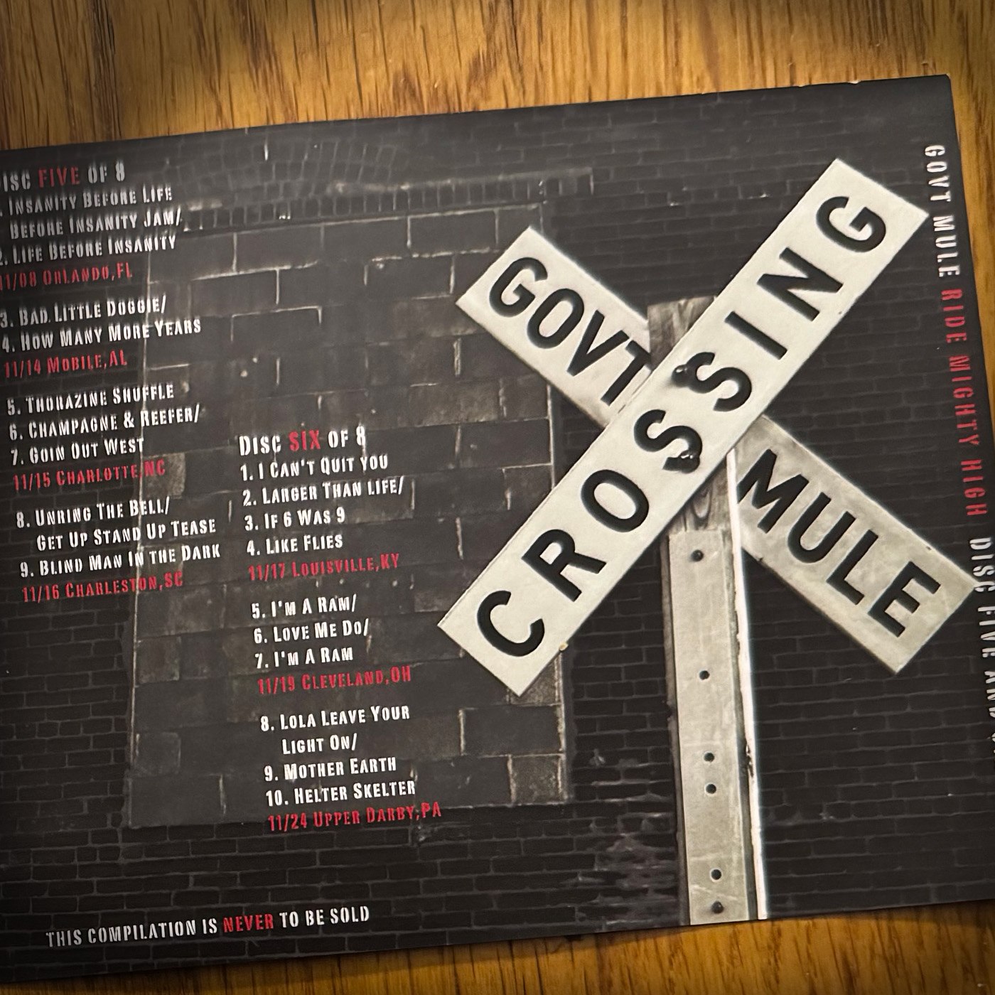 Gov't Mule — Winter Comp jewel art