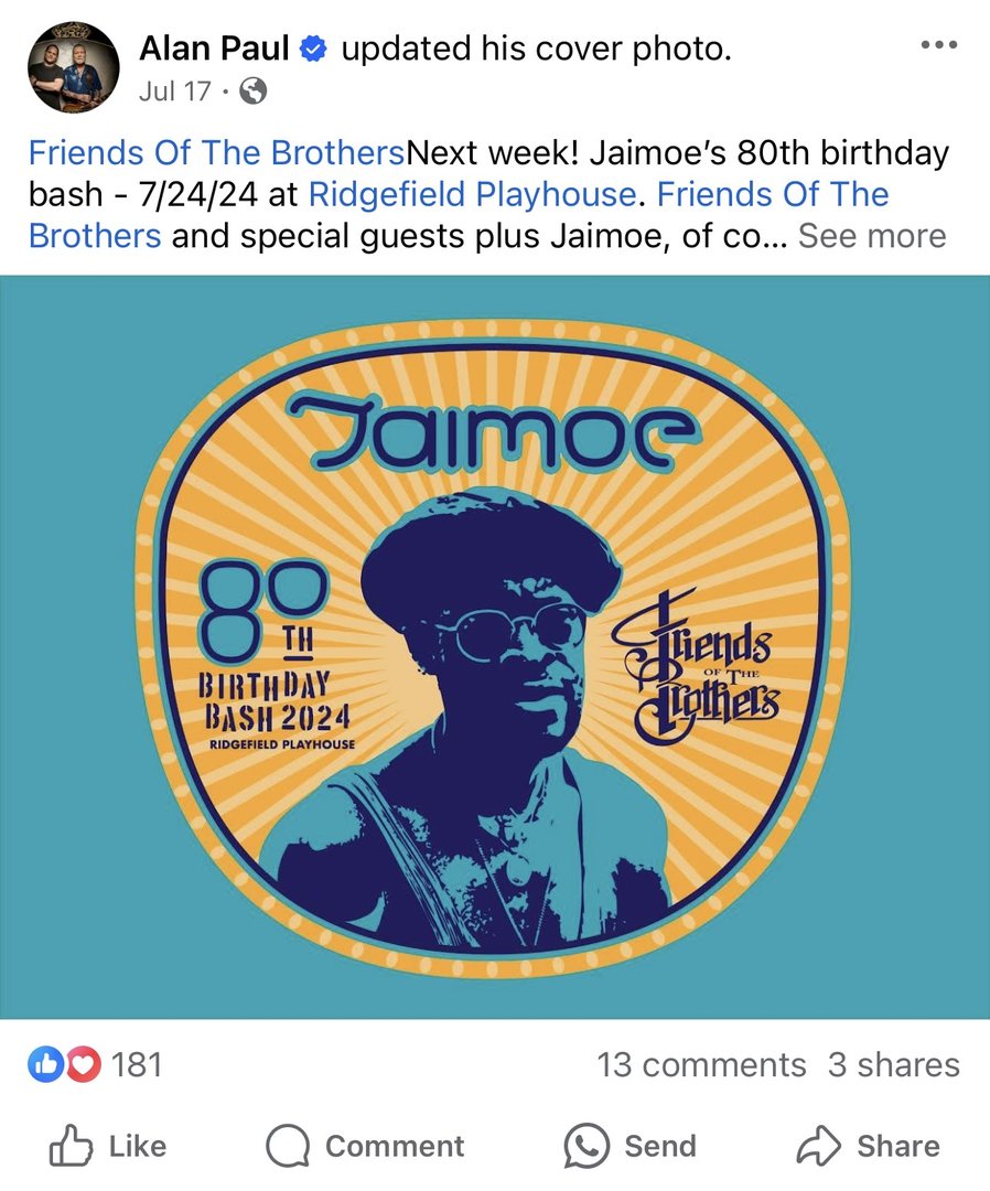 Jaimoe 80th Birthday Instagram