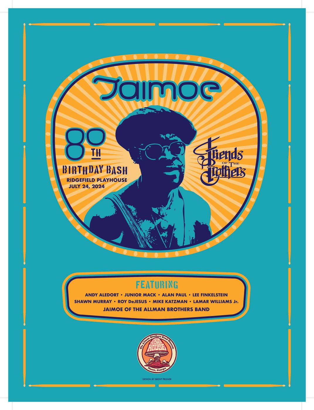 Jaimoe 80th Birthday poster